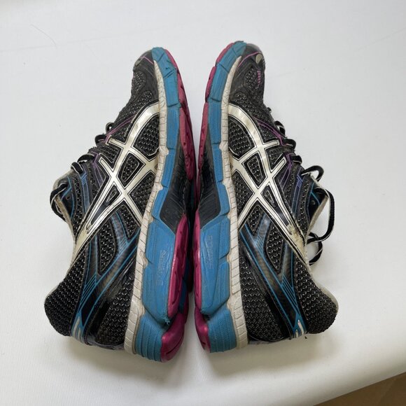 Women’s Asics Gel GT-2000 T2K7N Black White Blue Running Walking Shoes Size 9.5 - Picture 7 of 12